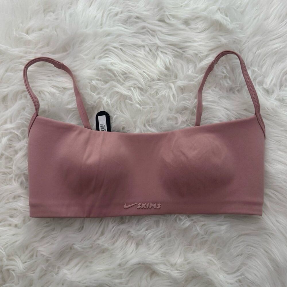 Nike Skims Matte Thin Strap Micro Sports Bra Himalayan Size Medium